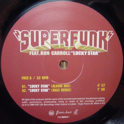 Superfunk - Lucky Star | Labels (7243 8 96501 6 7) - 3