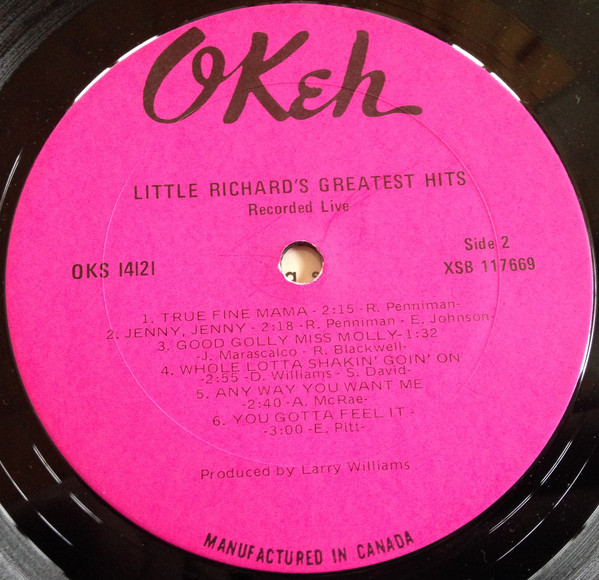 Little Richard - Little Richard's Greatest Hits Recorded Live | Okeh (OKS 14121) - 4 Little Richard - Little Richard's Greatest Hits Recorded Live | Okeh (OKS 14121) - 4