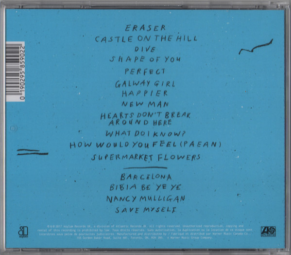 Ed Sheeran - ÷ (Divide) | Asylum Records (2-859022) - 2 Ed Sheeran - ÷ (Divide) | Asylum Records (2-859022) - 2