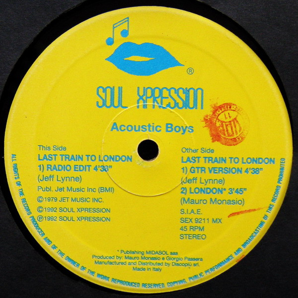 Acoustic Boys - Last Train To London | Soul Xpression (SEX 9211 MX)
