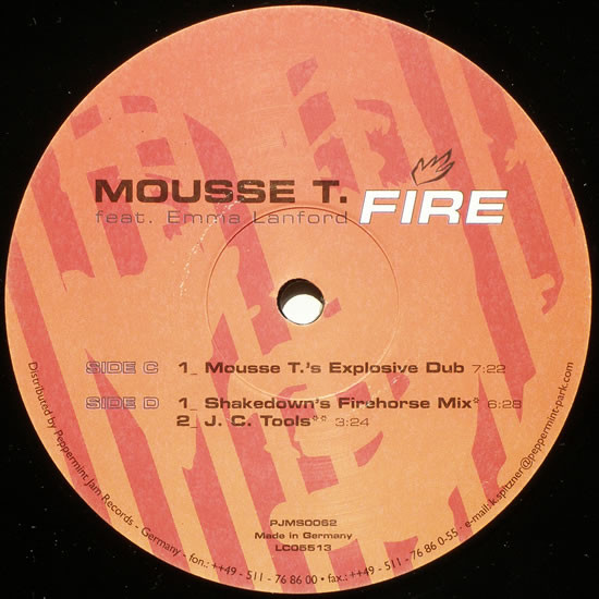 Mousse T. Feat. Emma Lanford - Fire | Peppermint Jam (PJMS0062) - 4 Mousse T. Feat. Emma Lanford - Fire | Peppermint Jam (PJMS0062) - 4