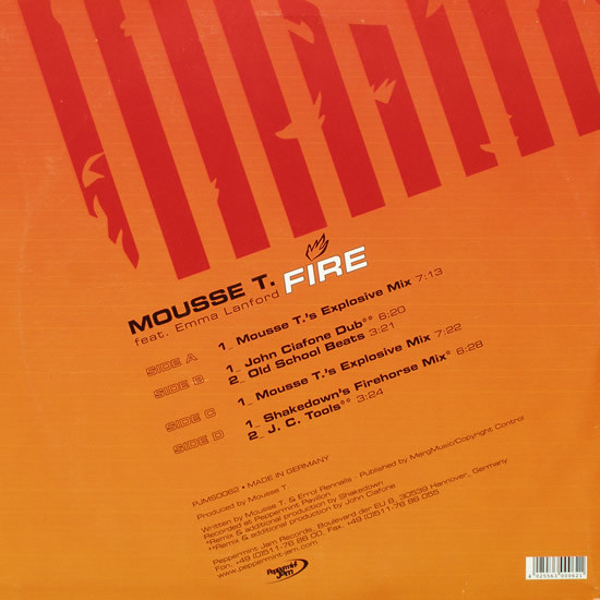 Mousse T. Feat. Emma Lanford - Fire | Peppermint Jam (PJMS0062) - 2 Mousse T. Feat. Emma Lanford - Fire | Peppermint Jam (PJMS0062) - 2