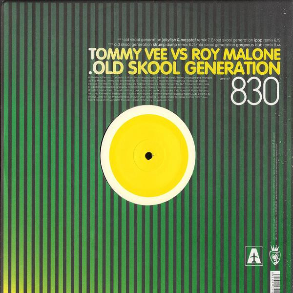 Tommy Vee vs. Roy Malone - Old Skool Generation | Vendetta Records (VENMX 830 (N)) - main Tommy Vee vs. Roy Malone - Old Skool Generation | Vendetta Records (VENMX 830 (N)) - main
