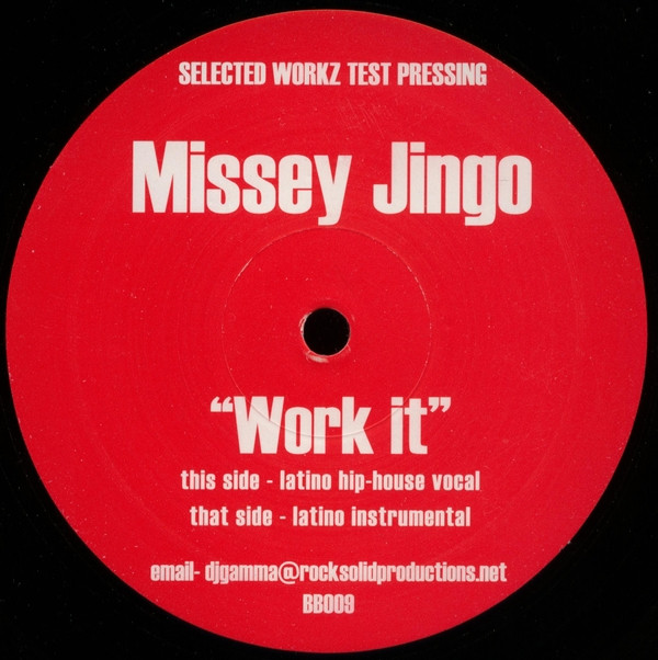 Missey Jingo - Work It | BB (UK) (BB009) - main