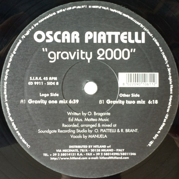 Oscar Piattelli - Gravity 2000 | Edison (ED 9911) - main