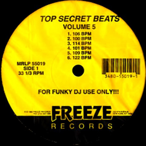 Trey Max - Top Secret Beats (Volume 5) | Freeze Records (MRLP-55019)