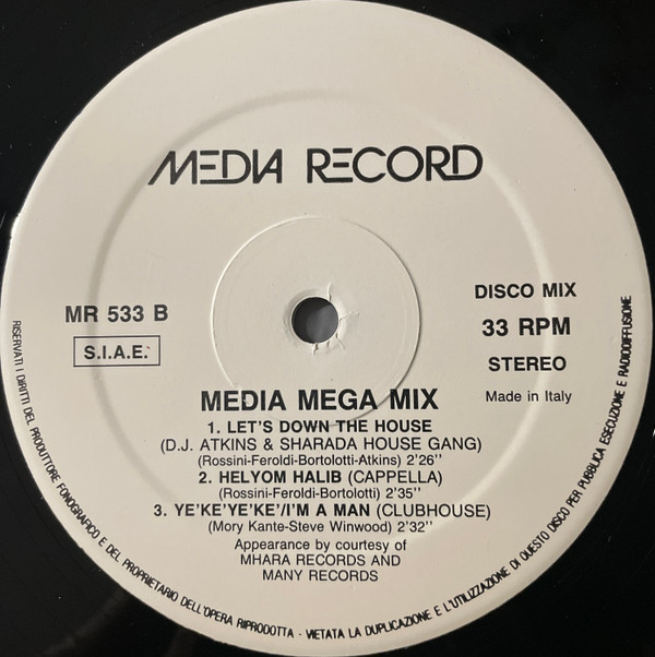 Various - Media Mega Mix | Media Records (MR 533) - 3 Various - Media Mega Mix | Media Records (MR 533) - 3