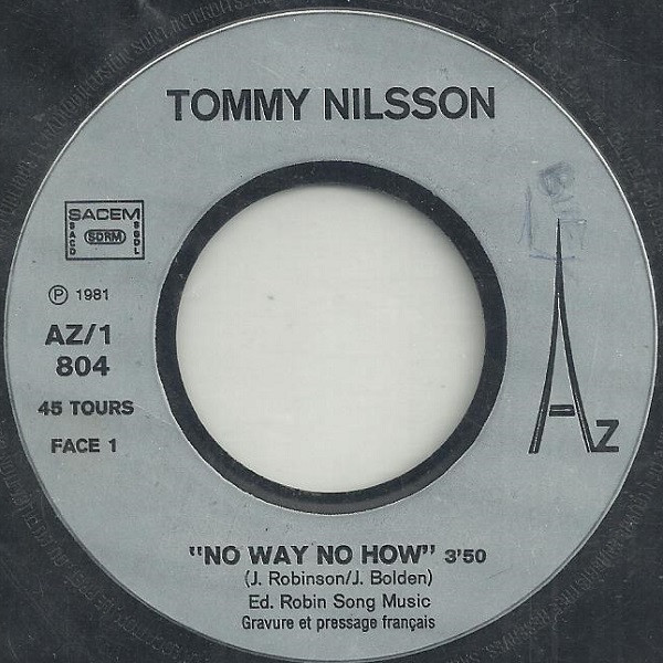 Tommy Nilsson - In The Mean Meantimes | Disc'Az (AZ / 1 804) - 3