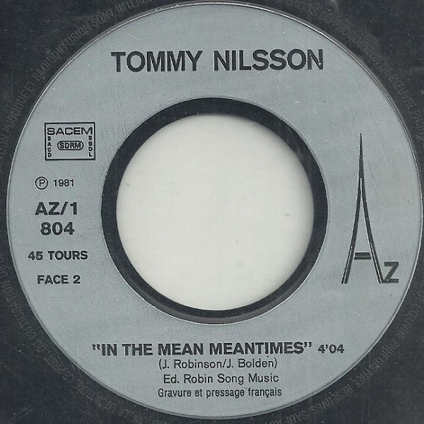 Tommy Nilsson - In The Mean Meantimes | Disc'Az (AZ / 1 804) - 4