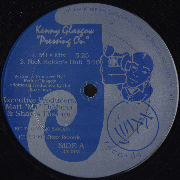 Kenny Glasgow - Pressing On | Jinxx Records (JX 003) - main Kenny Glasgow - Pressing On | Jinxx Records (JX 003) - main