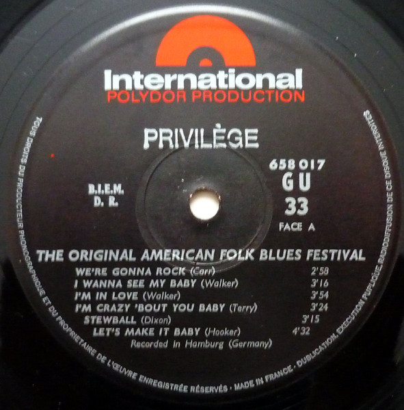 Various - The Original American Folk Blues Festival | International Polydor Production (658 017) - 3 Various - The Original American Folk Blues Festival | International Polydor Production (658 017) - 3