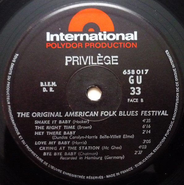 Various - The Original American Folk Blues Festival | International Polydor Production (658 017) - 4 Various - The Original American Folk Blues Festival | International Polydor Production (658 017) - 4