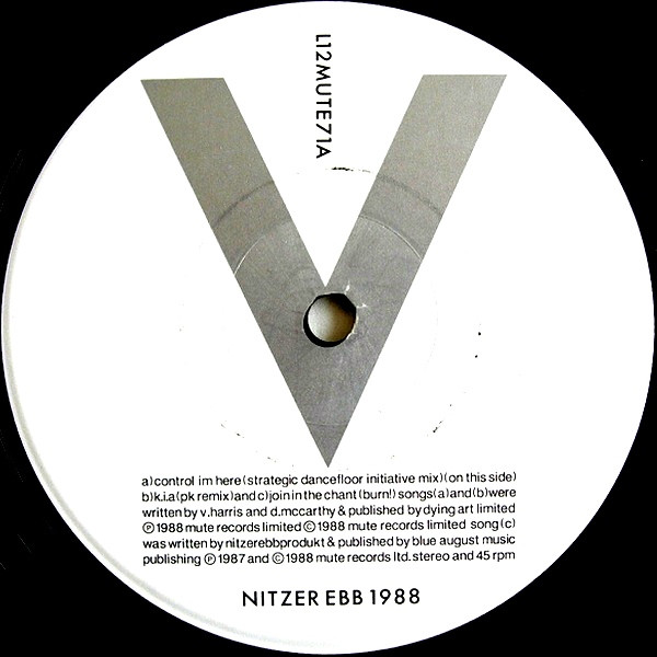 Nitzer Ebb - Control Im Here - Edition Number Two (Strategic Dancefloor Initiative) | Mute (L12MUTE71) - 3 Nitzer Ebb - Control Im Here - Edition Number Two (Strategic Dancefloor Initiative) | Mute (L12MUTE71) - 3