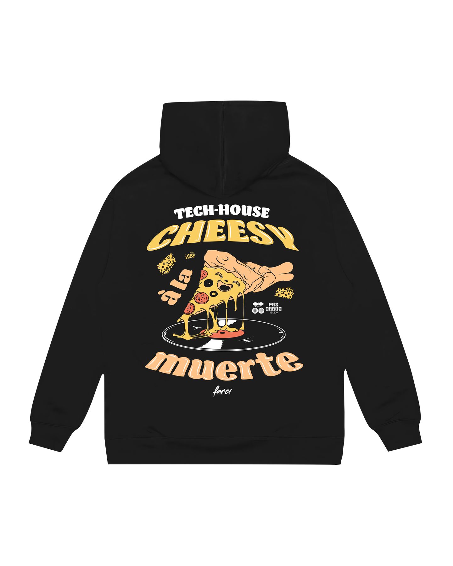 CHEESY HOODIE BLACK