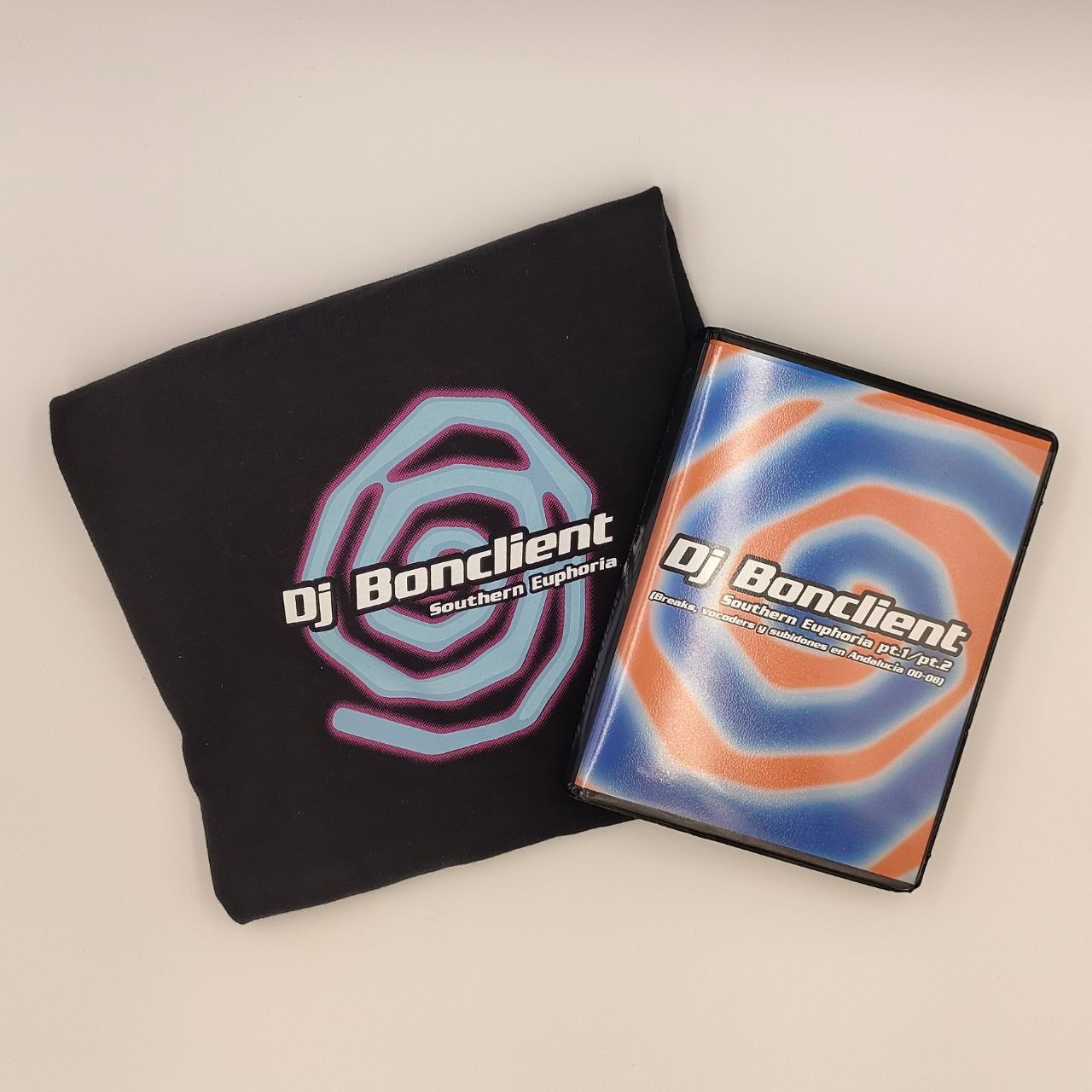 Dj BonClient - [PACK - TAPE & BLACK/BLUE TEE] Southern Euphoria pt.1/ pt.2 (Breaks, vocoders y subidones en Andalucía 00-08 ) | Discos Paradiso (DP002) - main