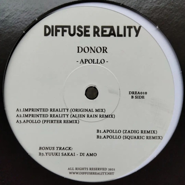 Donor - Apollo | Diffuse Reality (DREA010)