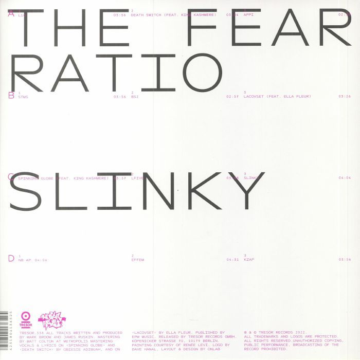 The Fear Ratio - Slinky | Tresor (TRESOR.338) - 2