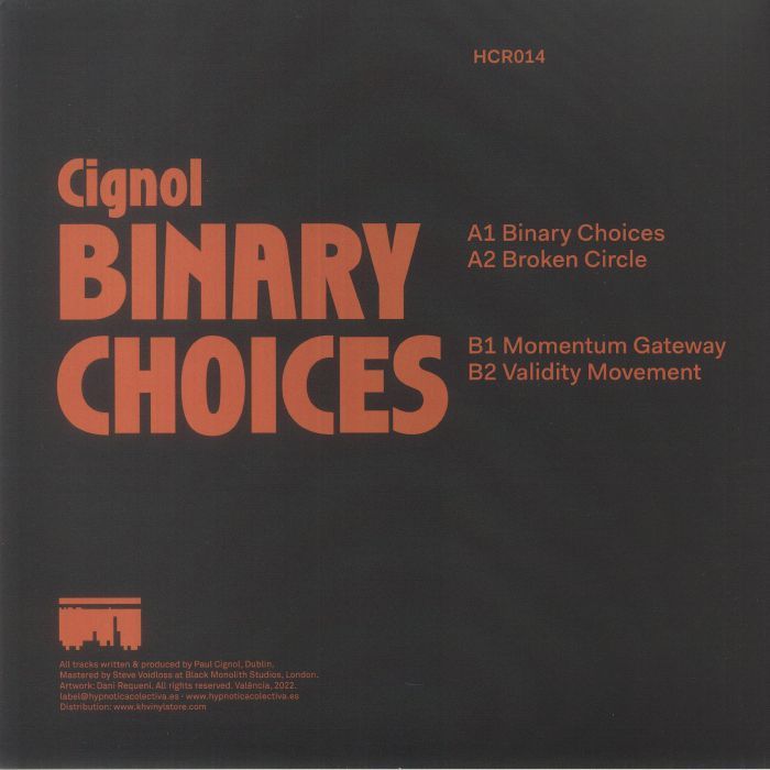 Cignol - Binary Choices | HC Records (HCR014) - 2