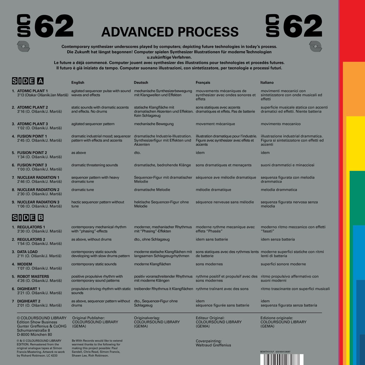 Otakar Olšaník / Jan Martiš - Advanced Process | Coloursound Library (CS62) - 2