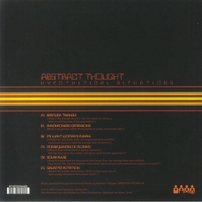 Abstract Thought - Hypothetical Situations | Clone Aqualung Series (CAL019LP) - 2 Abstract Thought - Hypothetical Situations | Clone Aqualung Series (CAL019LP) - 2