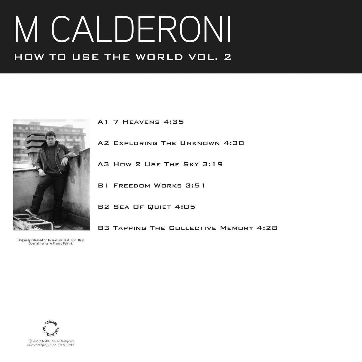 M. Calderoni - How To Use The World Volume | Sound Metaphors Records (SMR017) - 2