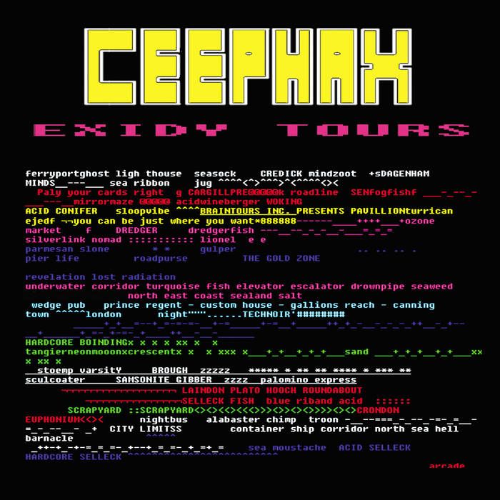 Ceephax - Exidy Tours | WéMè Records (WeMe085) - main Ceephax - Exidy Tours | WéMè Records (WeMe085) - main