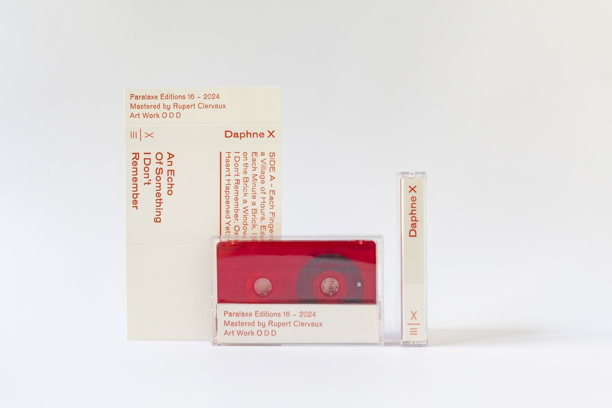 Daphne X - An Echo Of Something I Don't Remember | Paralaxe Editions (none) - main Daphne X - An Echo Of Something I Don't Remember | Paralaxe Editions (none) - main