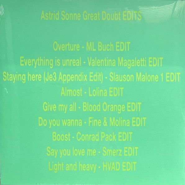 Astrid Sonne - Great Doubt Edits | Escho (none)