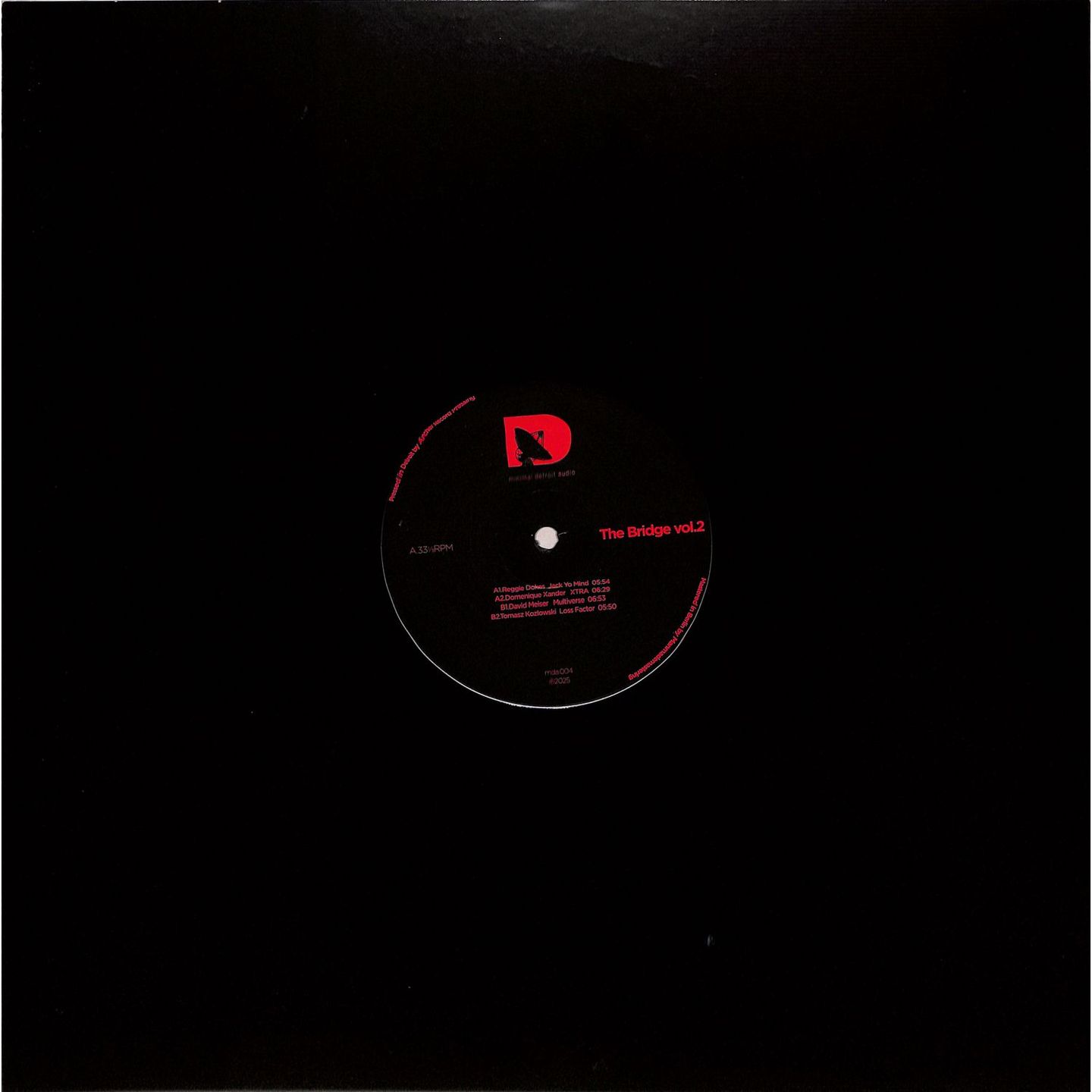 Various - The Bridge Vol. 2 | Minimal Detroit Audio (mda.004) - main Various - The Bridge Vol. 2 | Minimal Detroit Audio (mda.004) - main