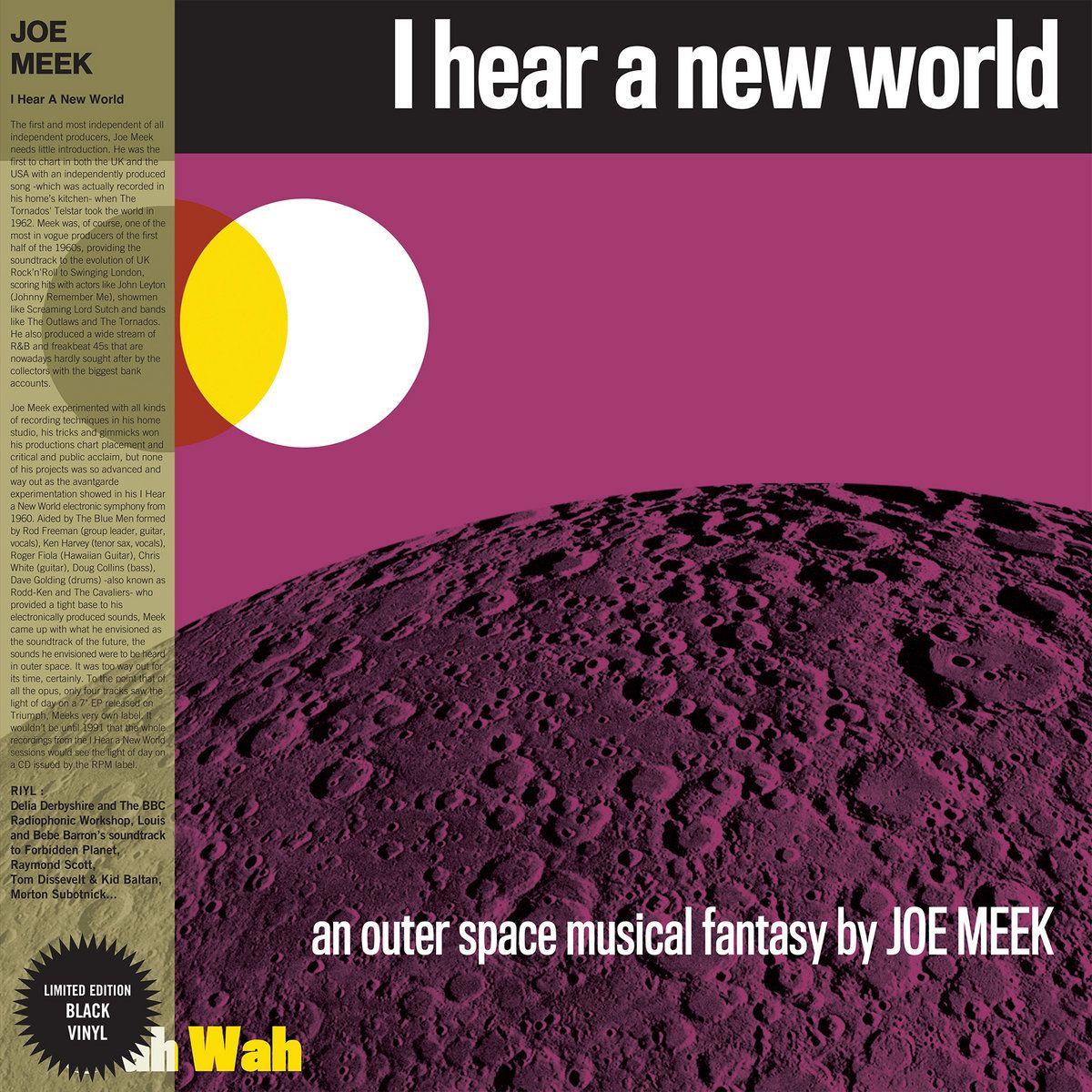 Joe Meek & The Blue Men - I Hear A New World | Wah Wah Records (LPS254) Joe Meek & The Blue Men - I Hear A New World | Wah Wah Records (LPS254)