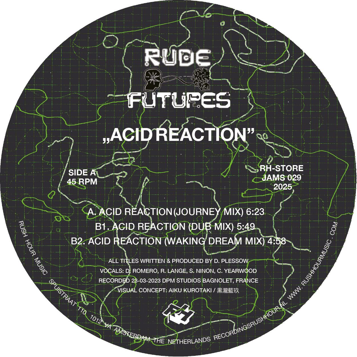 Rude Futures - Acid Reaction | Rush Hour Store Jams (RH-STORE JAMS 029)