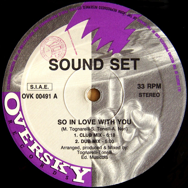 Sound Set - So In Love With You | Oversky Records (OVK 00491) - main Sound Set - So In Love With You | Oversky Records (OVK 00491) - main