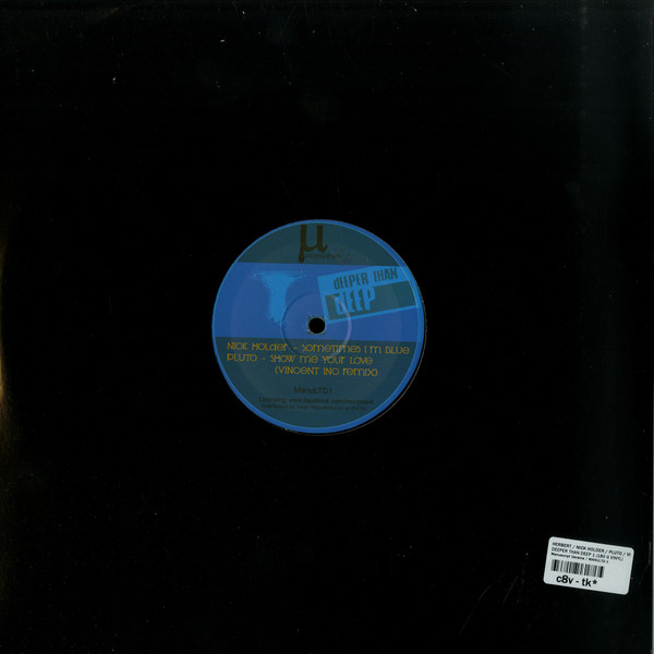 Herbert / Nick Holder / Pluto - Deeper Than Deep | Manuscript Records Ukraine (MANULTD1) - main
