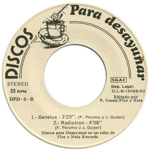 Lineas Aereas - Landschaften / Benelux / Radiotron | Discos Para Desayunar (DPD-6) - 4 Lineas Aereas - Landschaften / Benelux / Radiotron | Discos Para Desayunar (DPD-6) - 4