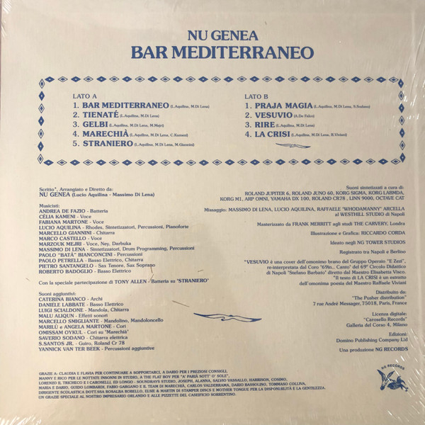 Nu Genea - Bar Mediterraneo | NG Records (NG 05) - 2 Nu Genea - Bar Mediterraneo | NG Records (NG 05) - 2
