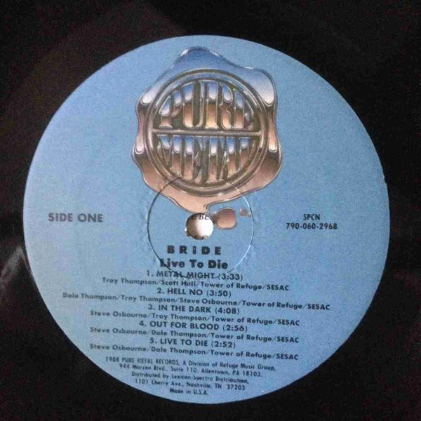 Live To Die LP