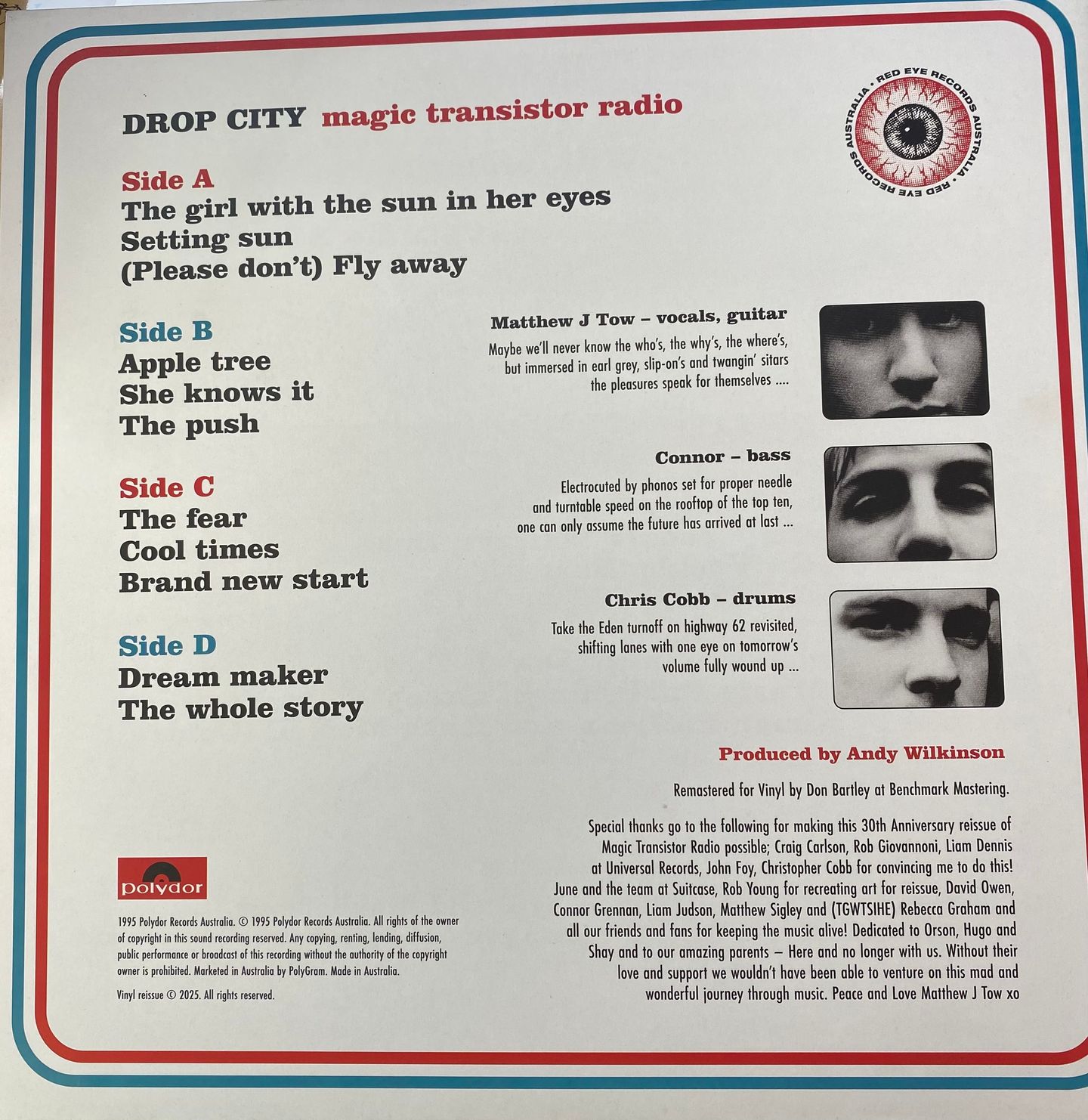 DROP CITY - MAGIC TRANSISTOR RADIO - 2LP -RED VINYL - - 30TH ANNIVERSARY ------ PRE ORDER | () - 2 DROP CITY - MAGIC TRANSISTOR RADIO - 2LP -RED VINYL - - 30TH ANNIVERSARY ------ PRE ORDER | () - 2