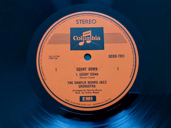 The Charlie Munro Jazz Orchestra - Count Down LP | Columbia (SCXO 7911) - 10