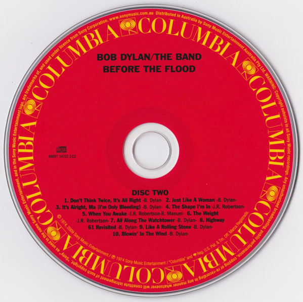 Bob Dylan / The Band - Before The Flood CD | Columbia (88697 34702 2) - 8