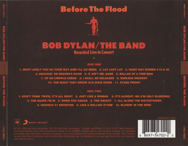 Bob Dylan / The Band - Before The Flood CD | Columbia (88697 34702 2) - 11