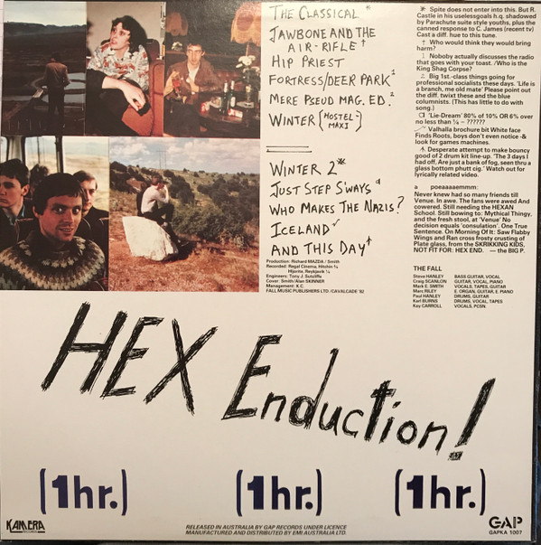 The Fall - Hex Enduction Hour LP | GAP Records (GAPKA 1007) - 2 The Fall - Hex Enduction Hour LP | GAP Records (GAPKA 1007) - 2