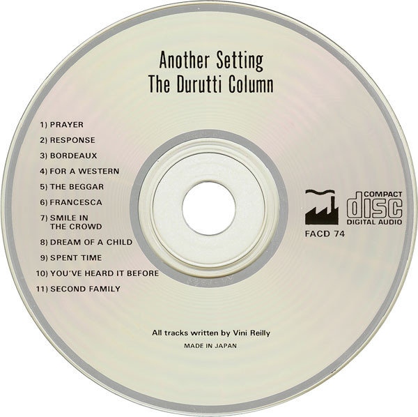 The Durutti Column - The First Four Albums CD | Factory (Facd 224) - 13