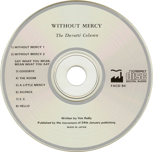 The Durutti Column - The First Four Albums CD | Factory (Facd 224) - 14