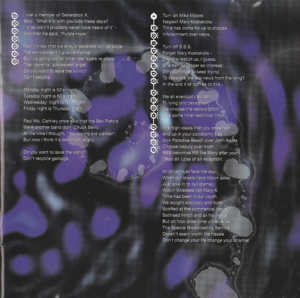 TISM - Machiavelli And The Four Seasons CD | Genre B.Goode (G002) - 7