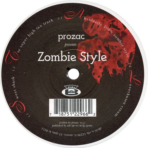 Prozac - Zombie Style | Disko B (db 56) - main