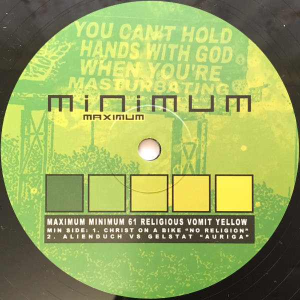 Various - Religious Vomit Yellow | Maximum / Minimum (Maxmin061) - 2 Various - Religious Vomit Yellow | Maximum / Minimum (Maxmin061) - 2
