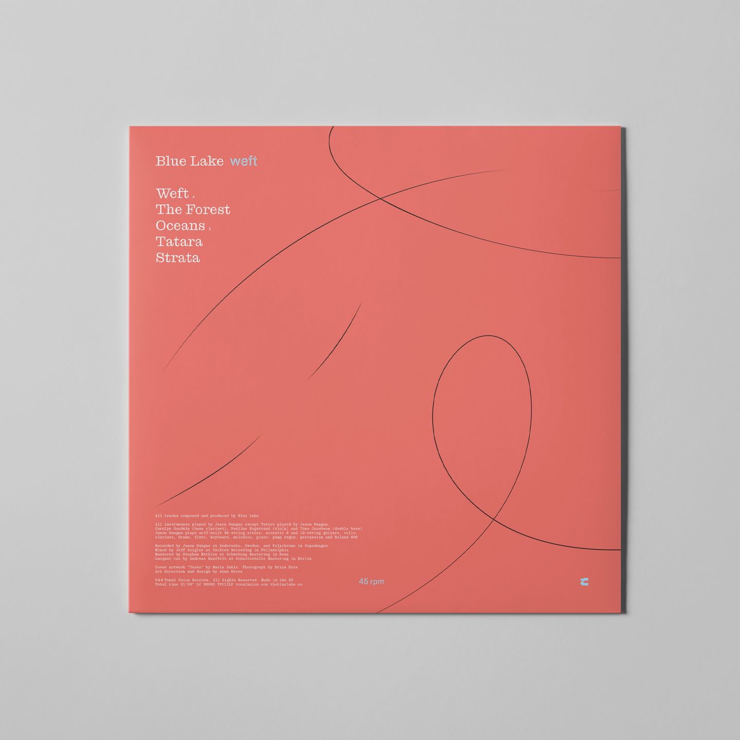 Blue Lake - Weft | Tonal Union (TU011LP) - 2