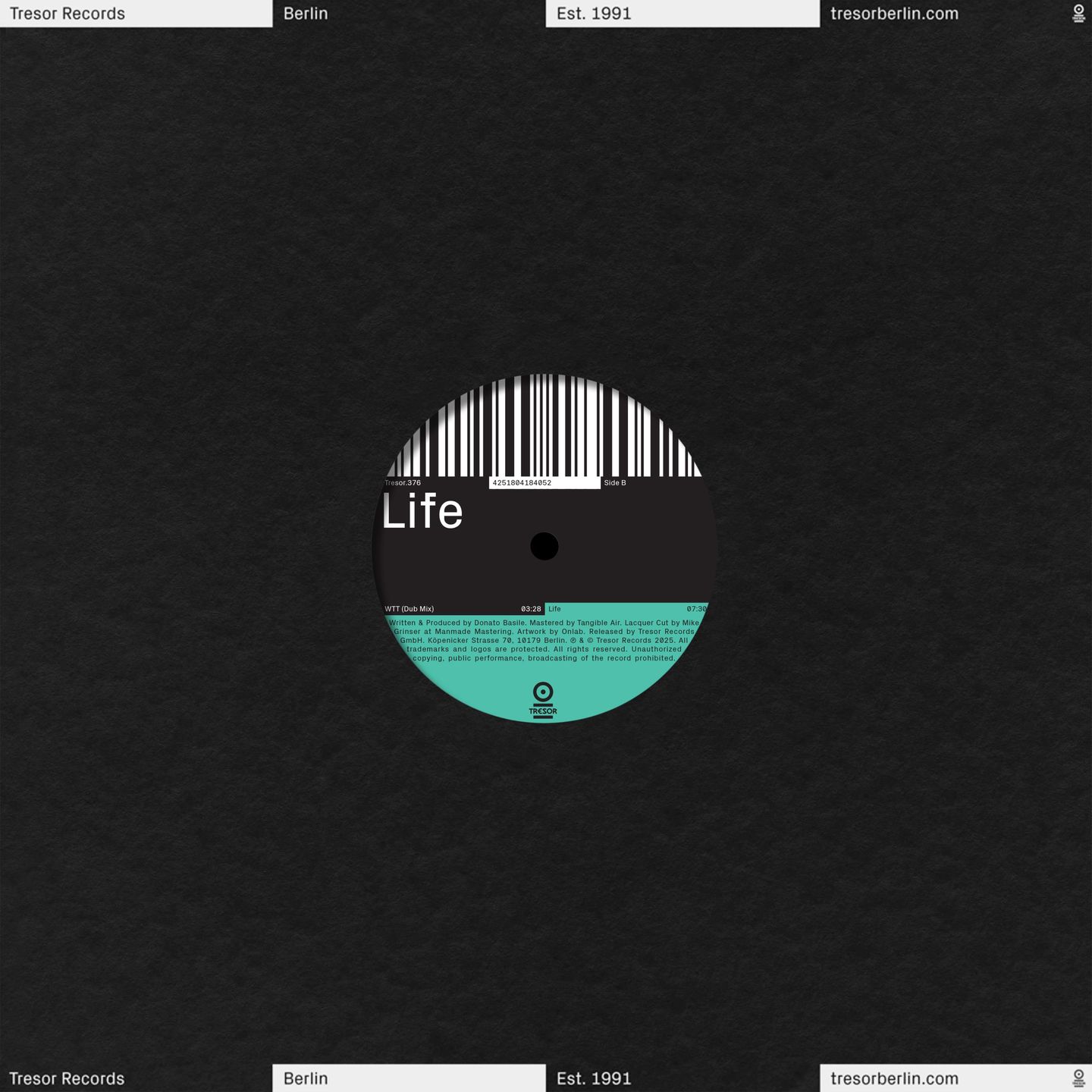 DJ Plant Texture - Life | Tresor (Tresor.376) - 2