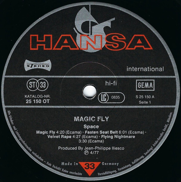 Space - Magic Fly | Hansa International (25 150 OT) - 3 Space - Magic Fly | Hansa International (25 150 OT) - 3