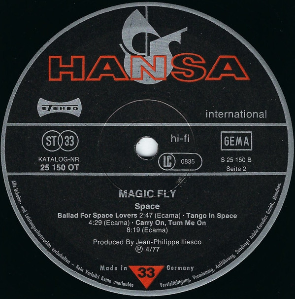 Space - Magic Fly | Hansa International (25 150 OT) - 4 Space - Magic Fly | Hansa International (25 150 OT) - 4